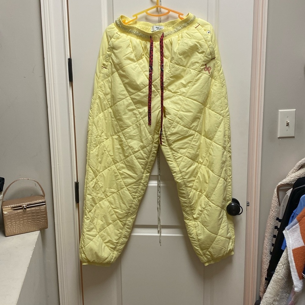 Daily Practice Quilted Bomber Drawstring Trousers XS